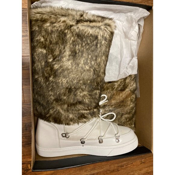 INC International Concepts Women White Winter Boot 8M US New In Box - Picture 6 of 9
